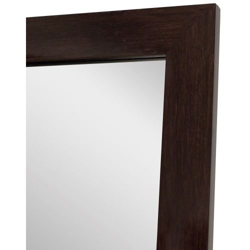 Startex Non-Beveled Vanity Mirror, IPE Brown, 25" X 40"